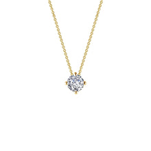 Load image into Gallery viewer, 0.85 CTW Solitaire Necklace-N0173CLG
