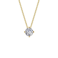 Load image into Gallery viewer, 1.5 CTW Solitaire Necklace-N0175CLG
