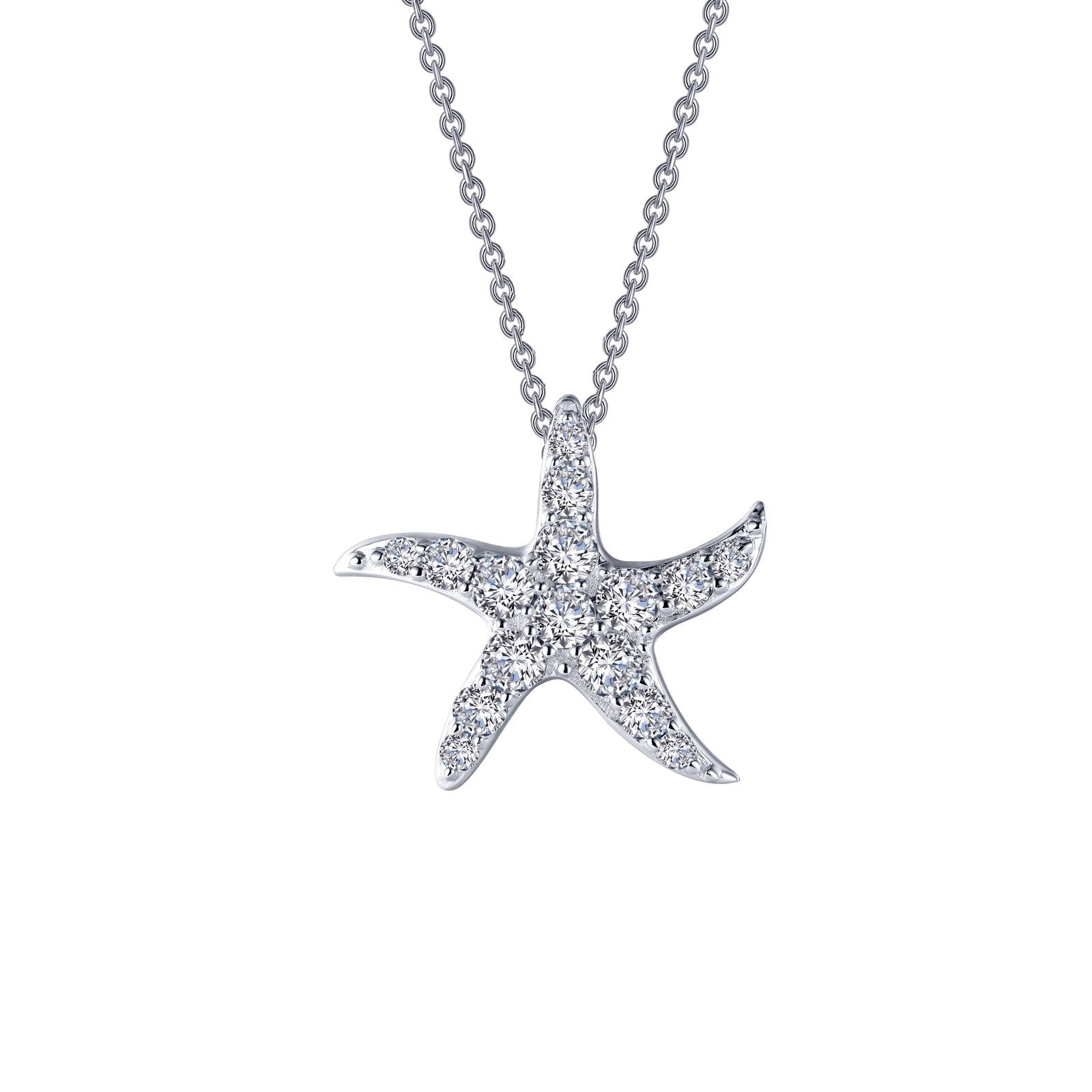 Whimsical Starfish Necklace-N0177CLP