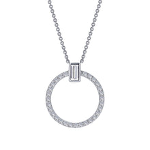 Load image into Gallery viewer, 0.39 CTW Open Circle Necklace-N0184CLP
