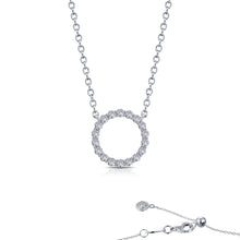 Load image into Gallery viewer, 0.88 CTW Open Circle Necklace-N0189CLP
