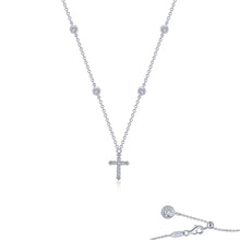 Load image into Gallery viewer, 0.41 CTW Cross Necklace-N0222CLP
