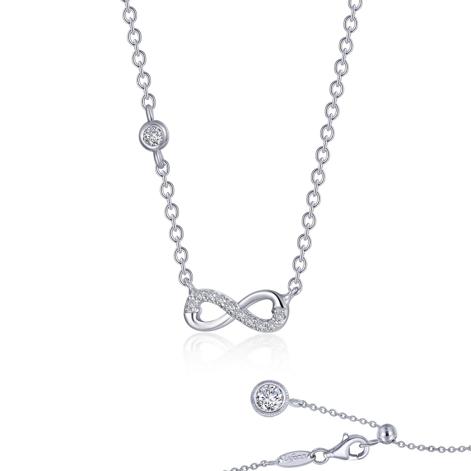 0.36 CTW Infinity Necklace-N0226CLP