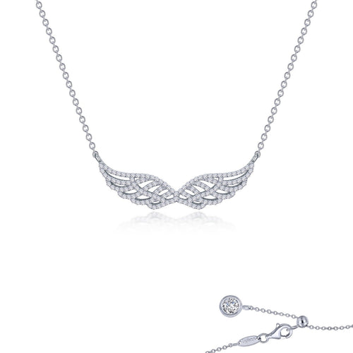 Angel Wings Necklace-N0252CLP