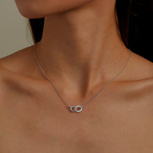 Load image into Gallery viewer, Interlocking Circles Necklace-N0271CLP
