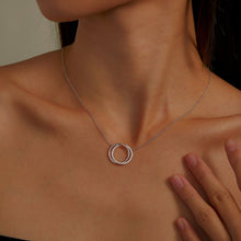 Load image into Gallery viewer,  Interlocking Circles Necklace-N0274CLP
