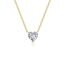 Load image into Gallery viewer, Heart Solitaire Necklace-N0277CLG
