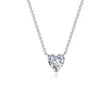 Load image into Gallery viewer, Heart Solitaire Necklace-N0277CLP
