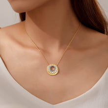 Load image into Gallery viewer, Sunburst Necklace-N0285CLT
