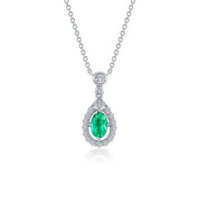 Load image into Gallery viewer, Oval Halo Necklace-N0289CEP
