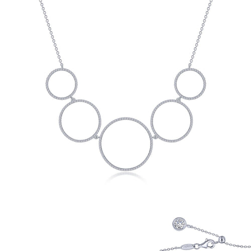 Trendy Five-Circle Necklace-N0296CLP