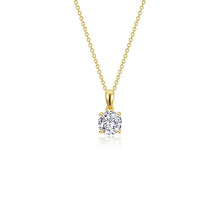 Load image into Gallery viewer, 0.50 CTW 4-Prong Solitaire Necklace-N0302CLG
