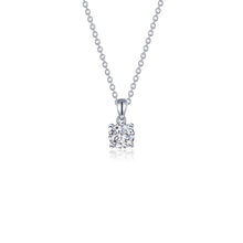 Load image into Gallery viewer, 0.50 CTW 4-Prong Solitaire Necklace-N0302CLP
