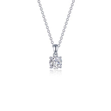 Load image into Gallery viewer, 0.65 CTW 4-Prong Solitaire Necklace-N0303CLP
