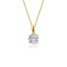 Load image into Gallery viewer, 1.25 CTW 4-Prong Solitaire Necklace-N0306CLG
