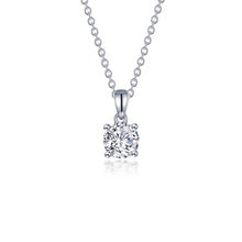 Load image into Gallery viewer, 1.25 CTW 4-Prong Solitaire Necklace-N0306CLP
