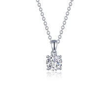 Load image into Gallery viewer, 1.25 CTW 4-Prong Solitaire Necklace-N0306CLP
