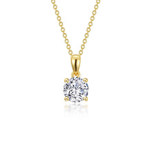 Load image into Gallery viewer, 1.5 CTW 4-Prong Solitaire Necklace-N0307CLG
