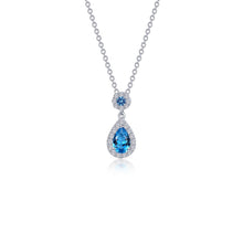 Load image into Gallery viewer, Oval Halo Necklace-N0318SBP
