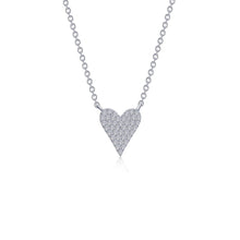 Load image into Gallery viewer, Pave Heart Necklace-N0323CLP
