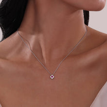 Load image into Gallery viewer, 0.43 CTW Halo Necklace-N0324CRP
