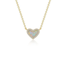 Load image into Gallery viewer, Halo Heart Necklace-N0331OPG
