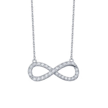 Load image into Gallery viewer, 0.48 CTW Infinity Necklace-N2011CLP
