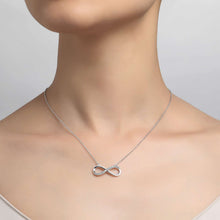 Load image into Gallery viewer, 0.24 CTW Infinity Necklace-N2013CLP
