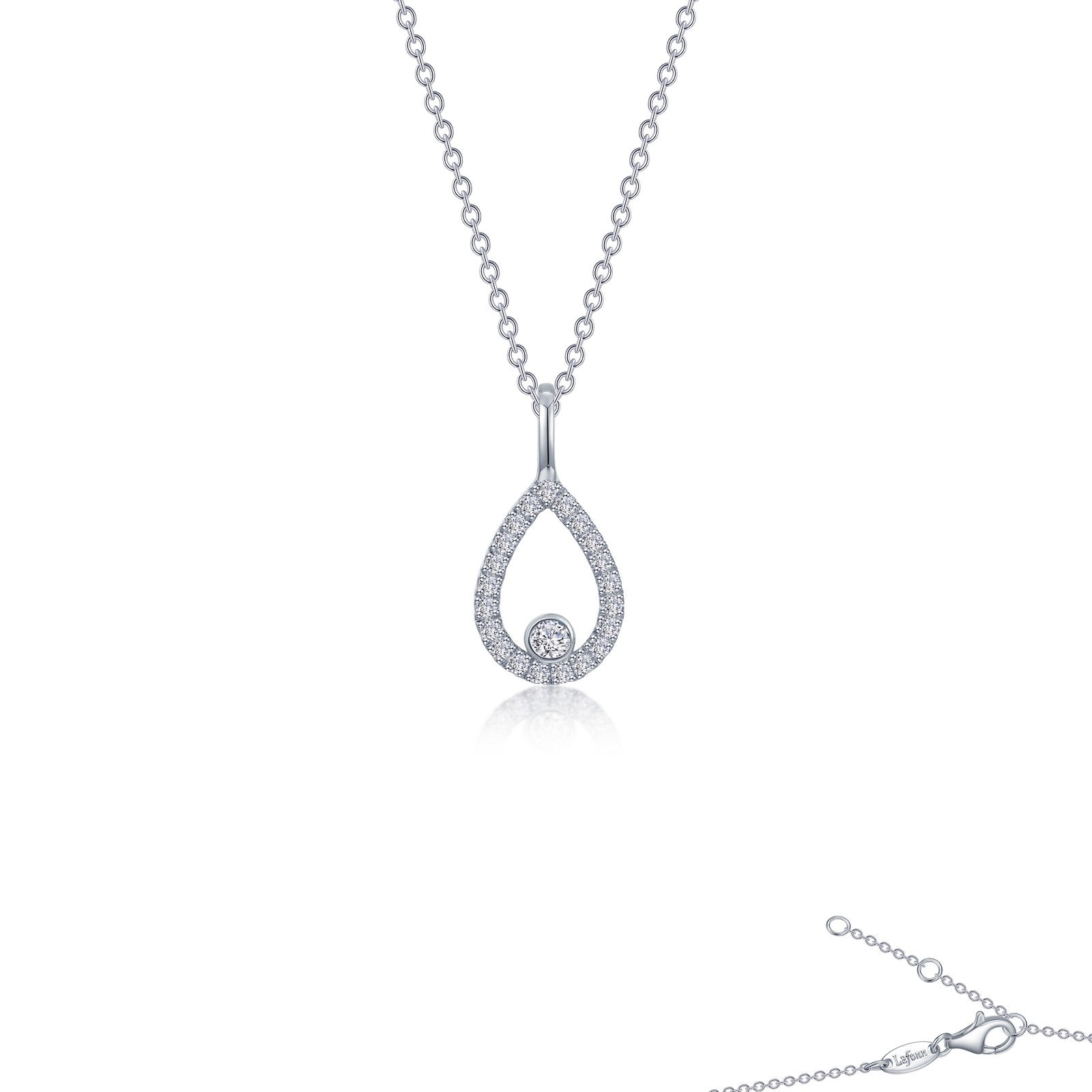 Classic Pear-Shaped Necklace-N2016CLP