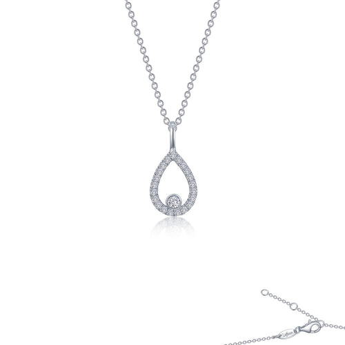 Classic Pear-Shaped Necklace-N2016CLP
