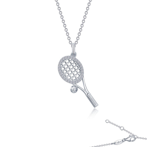 Tennis Racket Necklace-N2021CLP