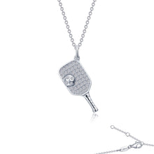 Load image into Gallery viewer, Pickleball Paddle and Ball Necklace-N2023CLP
