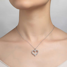 Load image into Gallery viewer, Open Heart Pendant Necklace-P0146CLP
