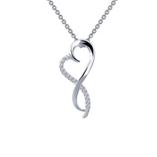Load image into Gallery viewer, Infinity Heart Pendant Necklace-P0151CLP
