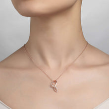 Load image into Gallery viewer, Infinity Heart Pendant Necklace-P0151CLR
