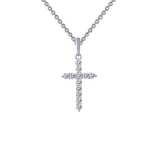 Load image into Gallery viewer, 0.36 CTW Cross Pendant Necklace-P0165CLP
