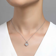 Load image into Gallery viewer, Trapeze Solitaire Pendant Necklace-P0201CLP
