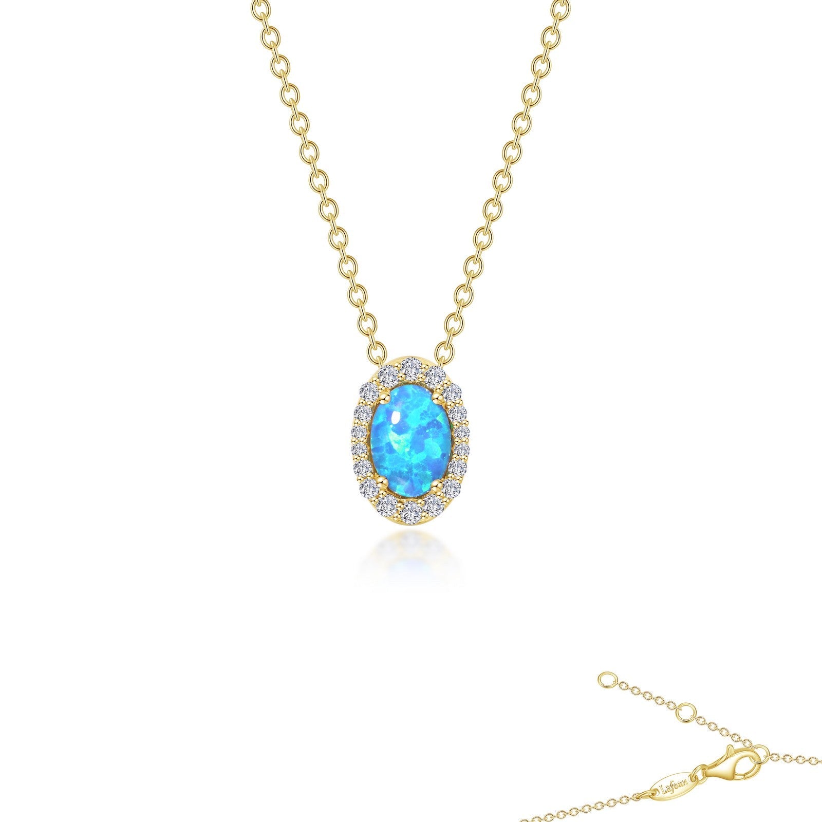 Vintage Inspired Halo Necklace-P0204BOG