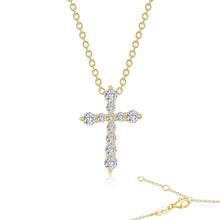 Load image into Gallery viewer, 0.67 CTW Cross Pendant Necklace-P0207CLG
