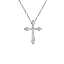 Load image into Gallery viewer, 0.67 CTW Cross Pendant Necklace-P0207CLP
