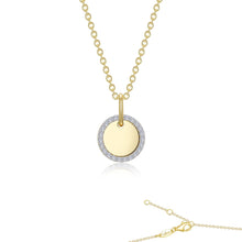 Load image into Gallery viewer, Round Disc Pendant Necklace-P0214CLT
