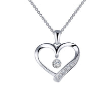 Load image into Gallery viewer, Open Heart Pendant Necklace-P0221CLP

