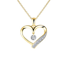 Load image into Gallery viewer, Open Heart Pendant Necklace-P0221CLT
