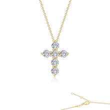 Load image into Gallery viewer, 2.76 CTW Cross Pendant Necklace-P0223CLG
