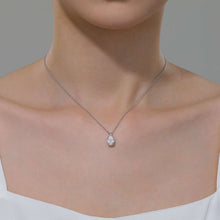 Load image into Gallery viewer, Oval Solitaire Necklace-P0272CLP
