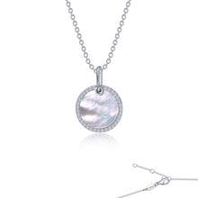Load image into Gallery viewer, Mother-of-Pearl Disc Necklace-P0280PLP
