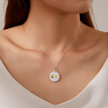 Load image into Gallery viewer, Mother of Pearl Heart Necklace-P0285PLT
