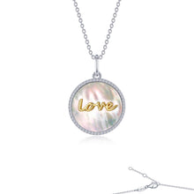 Load image into Gallery viewer, Mother of Pearl Love Necklace-P0287PLT
