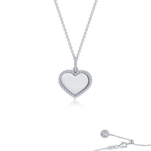 Load image into Gallery viewer, Fancy Heart Pendant Necklace-P0292CLP
