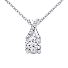 Load image into Gallery viewer, 1.1 CTW Kiss X Necklace-P2013CLP
